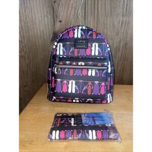 Loungefly Disney Villains Dresses Mini Backpack With Matching Wallet